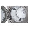 LG 5.2 Washer/7.4 Dryer Cu. Ft. Front-Load WashTower® with TurboWash® and TurboSteam® - Graphite Steel - WKEX200HVA | Tour de lavage LG à chargement frontal avec laveuse de 5,2 pi³ et sécheuse de 7,4 pi³ - acier graphite - WKEX200HVA