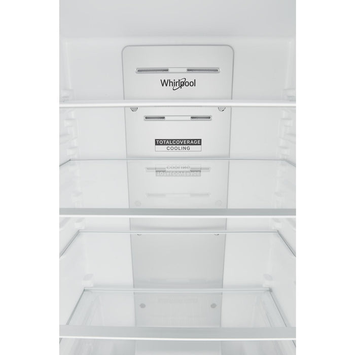 Réfrigérateur Whirlpool de 12,9 pi³ et de 24 po à congélateur inférieur - fini en acier inoxydable résistant aux traces de doigts - WRB533CZJZ