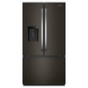 Réfrigérateur Whirlpool de 36 po et de 30 pi3 à portes françaises avec machine à glaçons double - acier inoxydable noir - WRFF3736SV