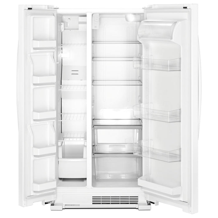 Réfrigérateur Whirlpool de 22 pi³ et de 33 po à compartiments juxtaposés - blanc - WRS312SNHW