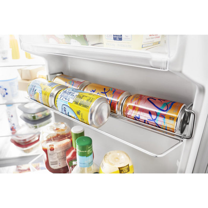 Réfrigérateur Whirlpool de 21 pi³ et de 33 po à compartiments juxtaposés - acier inoxydable noir - WRS321SDHV