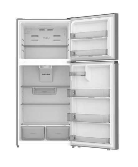 Réfrigérateur Whirlpool de 18 pi3 à congélateur supérieur - acier inoxydable - WRTX4418TZ