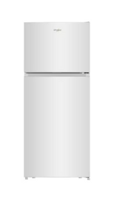  Réfrigérateur Whirlpool de 18 pi³ avec congélateur supérieur – Blanc – WRTX6418TW