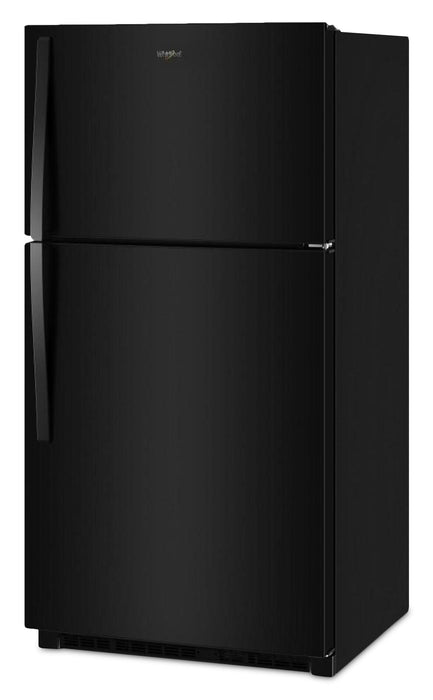 Réfrigérateur Whirlpool de 21 pi³ et de 32,8 po à congélateur supérieur - noir - WRTX7421TB