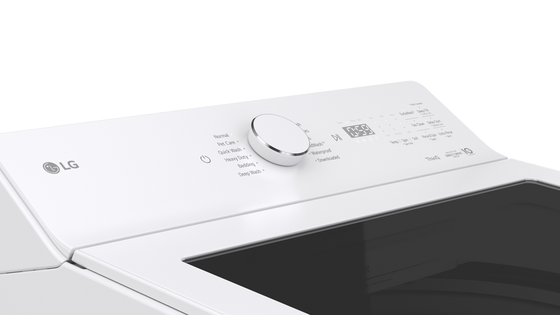 Laveuse LG à chargement par le haut de 6,3 pi3 avec turbine, EasyUnload🅫 et TurboWash🅫 - blanche - WT8300CW