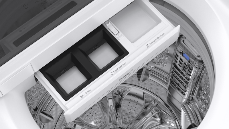 Laveuse LG à chargement par le haut de 6,3 pi3 avec turbine, EasyUnload🅫 et TurboWash🅫 - blanche - WT8300CW