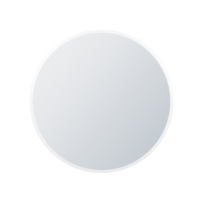 Miroir rond Arcus 30 po x 30 po fabriqué à la main - banc