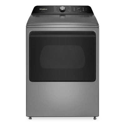 Whirlpool 7.5 Cu. Ft. Smart Electric Top Load Dryer with AI Dry – Radiant Silver - YWED8509TR | Sécheuse électrique intelligente Whirlpool à chargement par le haut de 7,5 pi3 avec  séchage avec IA - argenté radieux - YWED8509TR
