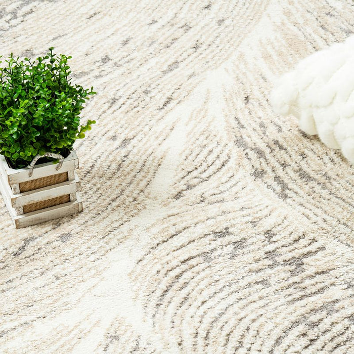 Carpette Darius à motif de vent rustique - 6 pi 7 po x 9 pi 6 po