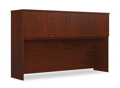 Affirm 59.06" Commercial Grade Office Hutch with 2 Cabinets - Classic Cherry|Crédence de bureau Affirm de 59,06 po de qualité commerciale avec 2 armoires - cerisier classique