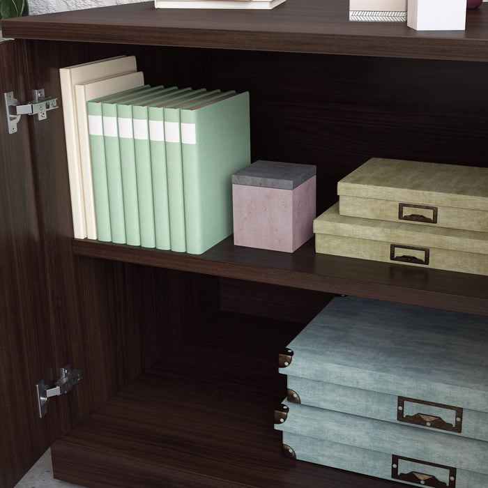 Armoire de rangement Affirm de 35,43 po de qualité commerciale - orme noble