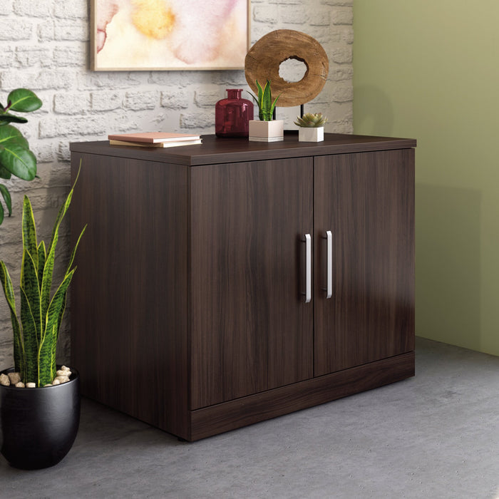 Armoire de rangement Affirm de 35,43 po de qualité commerciale - orme noble
