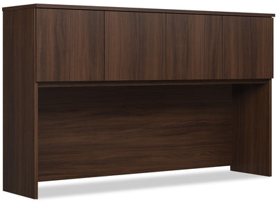 Affirm 59.06" Commercial Grade Hutchwith 2 Storage Cabinets - Noble Elm|Crédence Affirm de 59,06 po de qualité commerciale avec 2 armoires de rangement - orme noble