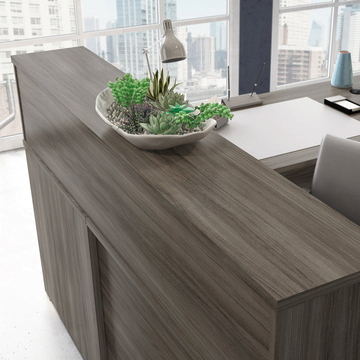 Crédence de réception Affirm de 70,87 po de qualité commerciale - orme Hudson