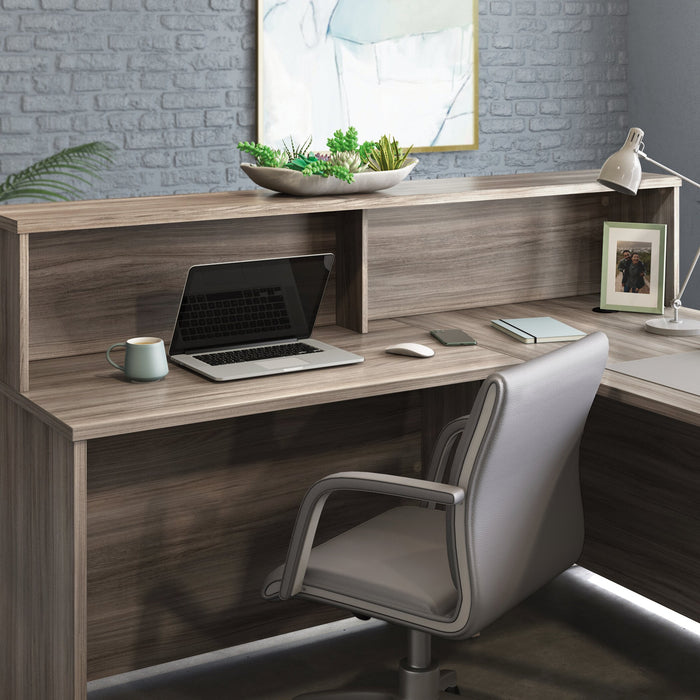 Crédence de réception Affirm de 70,87 po de qualité commerciale - orme Hudson