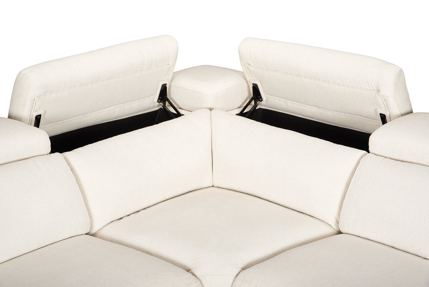 Sofa sectionnel à inclinaison électrique Aspen de Cindy Crawford Ho