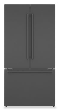 Réfrigérateur Bosch de série 800 de 21 pi3 à portes françaises - B36CT80SNB