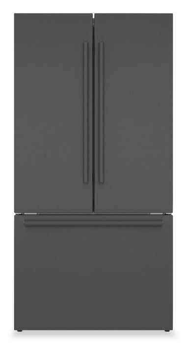 Réfrigérateur Bosch de série 800 de 21 pi3 à portes françaises - B36CT80SNB