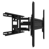  Support mural de securite antivol Kanto SDX600 a mouvement complet pour televiseurs de 37 a 65 pouces, noir