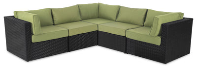 Barbados 5-Piece Patio Set – Green  | Ensemble Barbados 5 pièces pour la terrasse - vert