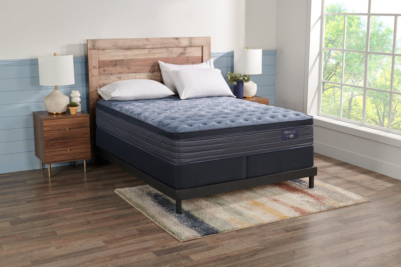 Ensemble matelas ferme à Euro-plateau Back Logic 2.0 de Serta pour très grand lit
