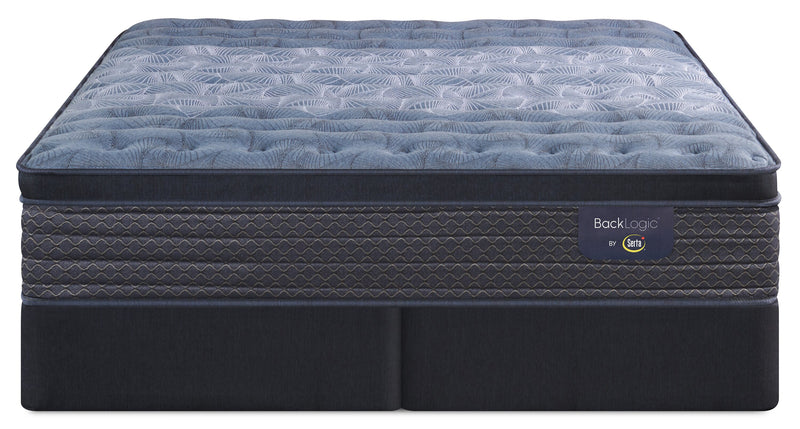 Ensemble matelas ferme à Euro-plateau Back Logic 2.0 de Serta pour très grand lit