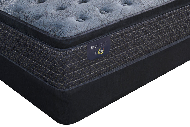 Ensemble matelas ferme à Euro-plateau Back Logic 2.0 de Serta pour très grand lit