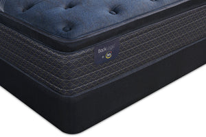 Ensemble matelas moelleux à Euro-plateau Back Logic 3.0 de Serta pour grand lit