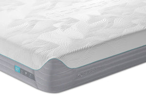 Matelas moelleux à surface lisse S7 de Bedgear pour lit simple