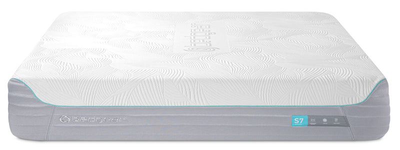 Matelas moelleux à surface lisse S7 de Bedgear pour lit simple
