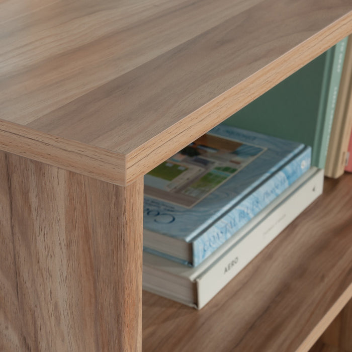 Bibliothèque Bergen Circle de 30,35 po à 2 tablettes - bois naturel 