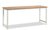 Bureau de type table Bergen Circle de 71,10 po de qualité commerciale - bois naturel