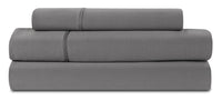 Ensemble de draps Dri-TecMD BEDGEARMD 3 pièces pour lit simple - gris 
