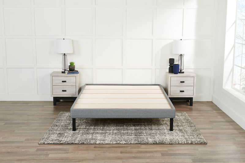 Base plateforme Breeze pour très grand lit - gris moyen
