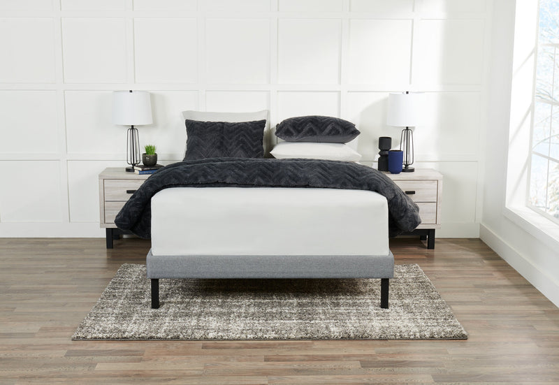 Base plateforme Breeze pour très grand lit - gris moyen