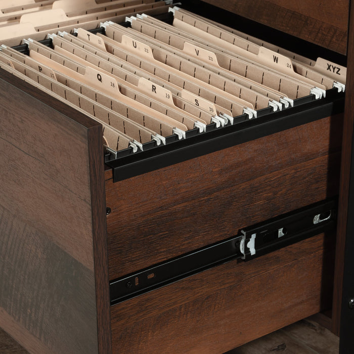 Classeur Briarbrook de 32,17 po de qualité commerciale à 2 tiroirs - brun