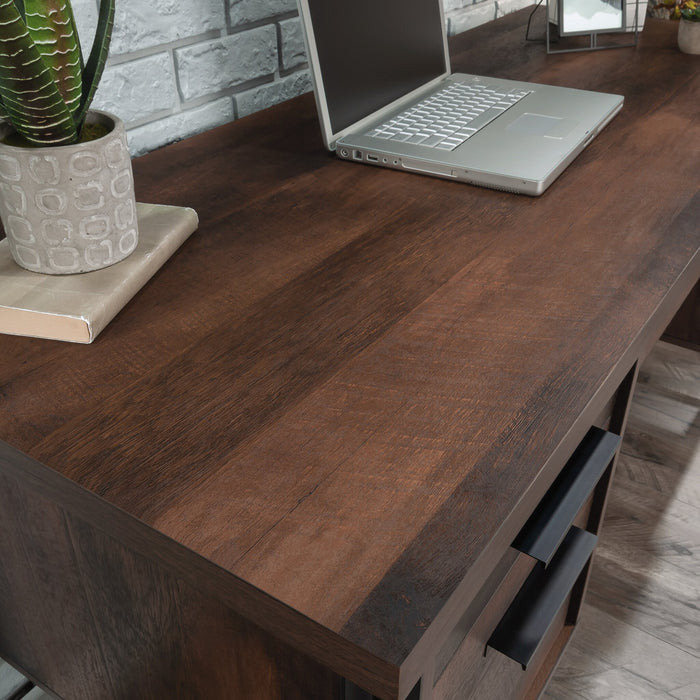 Bureau d’ordinateur Briarbrook de 60 po de qualité commerciale à 5 tiroirs - brun