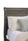["Lit plateforme de rangement Chelsea gris avec tête de lit et cadre de lit - format grand lit"]