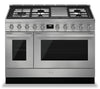 Cuisinière hybride à double four Smeg Portofino de 6 pi3 - CPF48UGMX