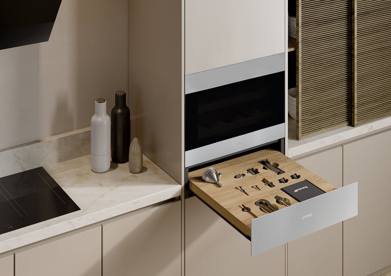 Tiroir sommelier Smeg de 24 po - CPS315X