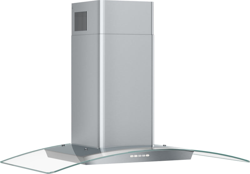 Hotte de cuisinière courbée Brisas par Zephyr de 36 po en verre - acier inoxydable - BMI-E36DG