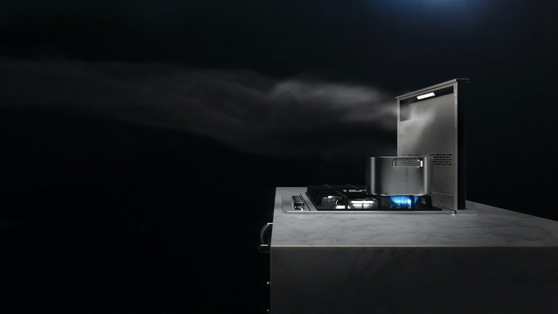 Hotte de cuisinière BESTMD CatturaMC de série D49M de 30 pouces à aspiration descendante - D49M30BLS