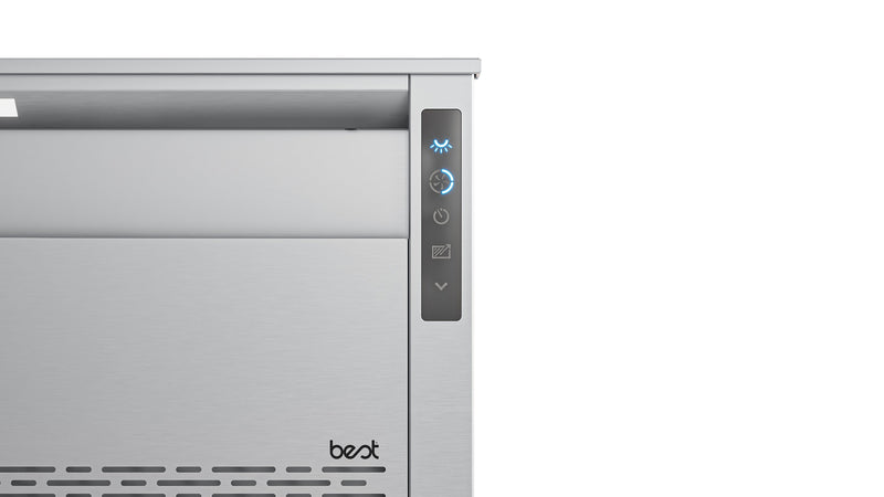 Hotte de cuisinière BESTMD CatturaMC de série D49M de 48 pouces à aspiration descendante - D49M48SB