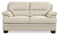 Luxor Causeuse en cuir – Vanille