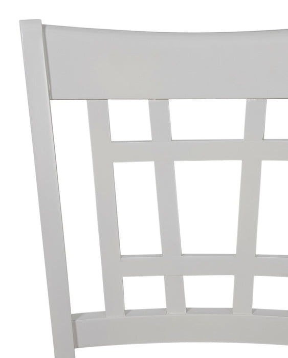 Chaise de salle à manger Dena en tissu d’apparence lin - gris tourterelle
