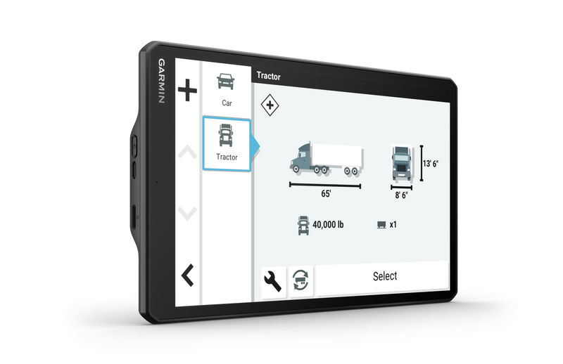 Garmin Dēzl™ Otr1010 10\" Gps De Camion - Camera De Tableau De Bord Avec Itineraires Personnalises Et Ecran Tactile De 10\"