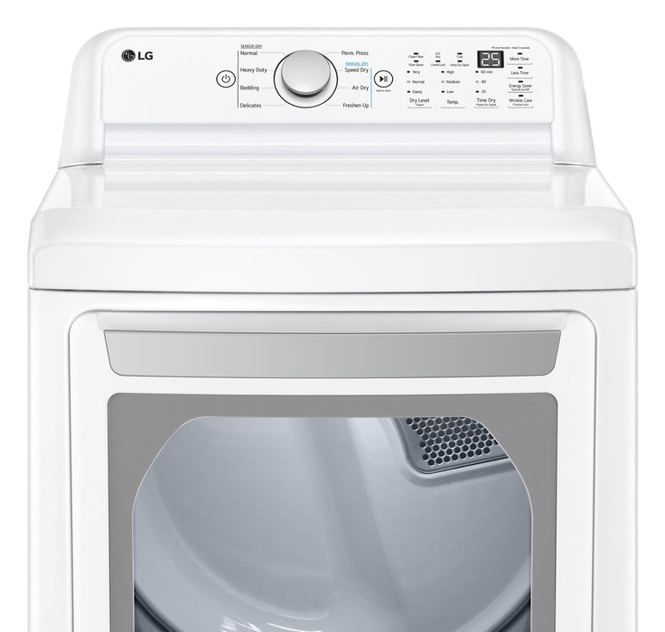 Sécheuse électrique LG de 7,3 pi³ - blanche - DLE7150W