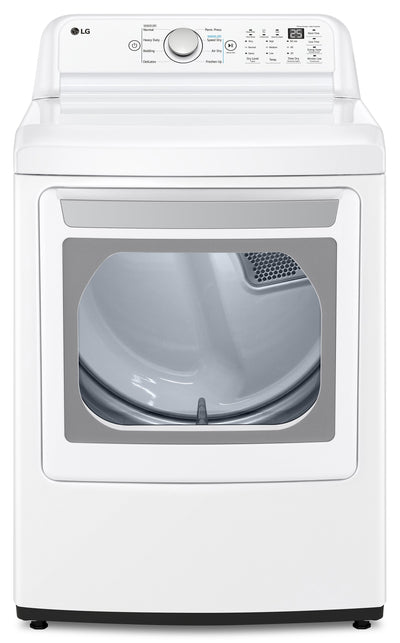 LG 7.3 Cu. Ft. Electric Dryer - White - DLE7150W | Sécheuse électrique LG de 7,3 pi³ - blanche - DLE7150W