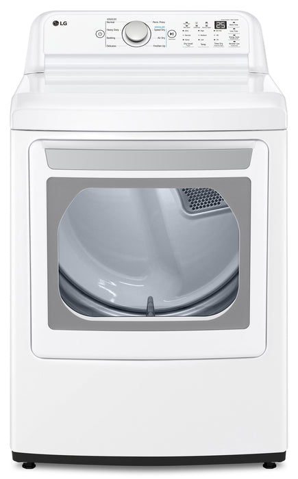 Sécheuse électrique LG de 7,3 pi³ - blanche - DLE7150W