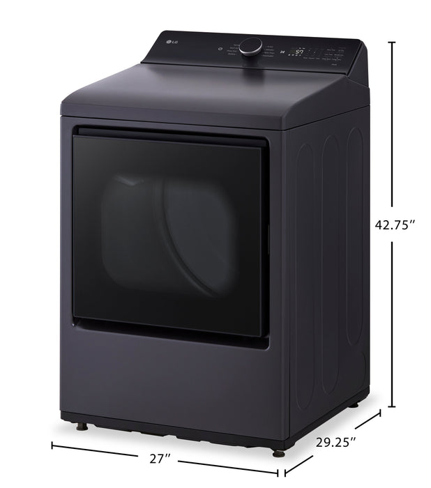 Sécheuse électrique LG de 7,3 pi³ - noir mat - DLE8400BE
